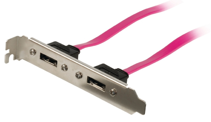 Valueline SATA 3 Gb / s Kabel Internal 2x SATA 7-Pin Hona - 2x SATA 7-Pin Fäste 0.50 m Röd i gruppen DATORER & KRINGUTRUSTNING / Datorkablar / Interna / SATA hos TP E-commerce Nordic AB (C06873)