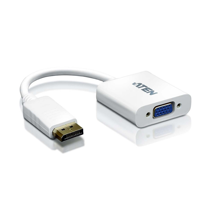 aten Displaykabel DisplayPort hane - VGA Hona 0.15 m Vit i gruppen DATORER & KRINGUTRUSTNING / Datorkablar / DisplayPort / Adaptrar hos TP E-commerce Nordic AB (C06915)