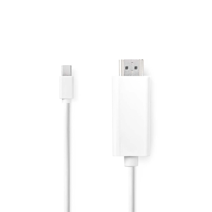 Mini Displayport-kabel | DisplayPort 1.2 | Mini DisplayPort Hane | HDMI™ Kontakt | 21.6 Gbps | Nickelplaterad | 2.00 m | Rund | PVC | Vit | Plastpåse i gruppen DATORER & KRINGUTRUSTNING / Datorkablar / DisplayPort / Adaptrar hos TP E-commerce Nordic AB (C06935)