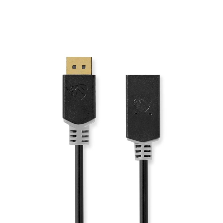 Nedis Displayport-kabel | DisplayPort Hane | HDMI™ Kontakt | 4K@30Hz | Guldplaterad | 0.20 m | Rund | PVC | Antracit | Låda i gruppen HEMELEKTRONIK / Kablar & Adaptrar / HDMI / Kablar hos TP E-commerce Nordic AB (C06944)