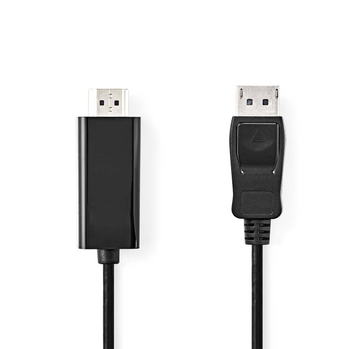 Displayport-kabel | DisplayPort Hane | HDMI™ Kontakt | 1080p | Nickelplaterad | 1.00 m | Rund | PVC | Svart | Kuvert i gruppen HEMELEKTRONIK / Kablar & Adaptrar / HDMI / Kablar hos TP E-commerce Nordic AB (C06946)