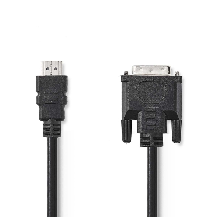 Nedis HDMI™ kabel | HDMI™ Kontakt | DVI-D 24+1-Pin Hane | 1080p | Nickelplaterad | 5.00 m | Rak | PVC | Svart | Plastpåse i gruppen HEMELEKTRONIK / Kablar & Adaptrar / HDMI / Kablar hos TP E-commerce Nordic AB (C06968)