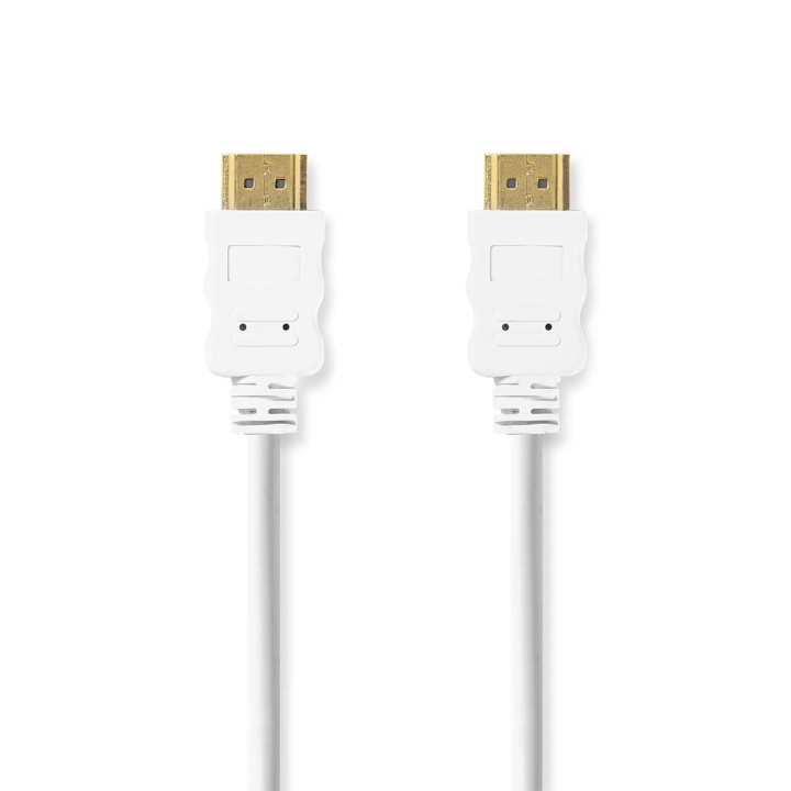 Nedis High Speed ​​HDMI ™ kabel med Ethernet | HDMI™ Kontakt | HDMI™ Kontakt | 4K@30Hz | ARC | 10.2 Gbps | 2.00 m | Rund | PVC | Vit | Plastpåse i gruppen HEMELEKTRONIK / Kablar & Adaptrar / HDMI / Kablar hos TP E-commerce Nordic AB (C06985)