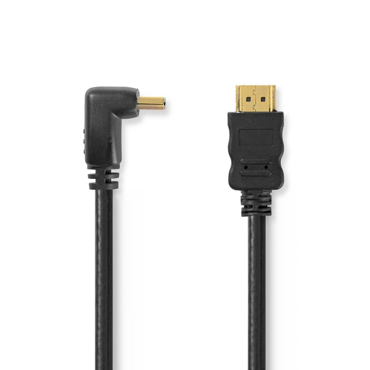 Nedis High Speed ​​HDMI ™ kabel med Ethernet | HDMI™ Kontakt | HDMI™ Kontakt | 4K@30Hz | 10.2 Gbps | 1.50 m | Rund | PVC | Svart | Kuvert i gruppen HEMELEKTRONIK / Kablar & Adaptrar / HDMI / Kablar hos TP E-commerce Nordic AB (C06987)