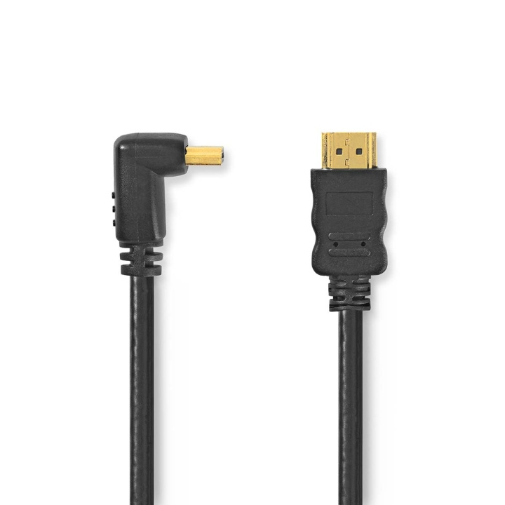 Nedis High Speed ​​HDMI ™ kabel med Ethernet | HDMI™ Kontakt | HDMI™ Kontakt | 4K@30Hz | 10.2 Gbps | 1.50 m | Rund | PVC | Svart | Plastpåse i gruppen HEMELEKTRONIK / Kablar & Adaptrar / HDMI / Kablar hos TP E-commerce Nordic AB (C06988)