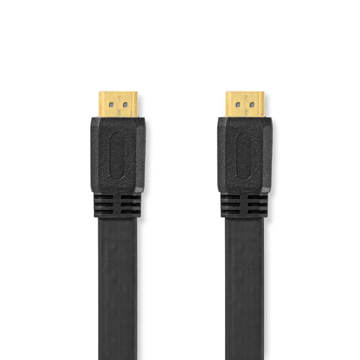High Speed ​​HDMI ™ kabel med Ethernet | HDMI™ Kontakt | HDMI™ Kontakt | 4K@30Hz | 10.2 Gbps | 10.0 m | Platt | PVC | Svart | Kuvert i gruppen HEMELEKTRONIK / Kablar & Adaptrar / HDMI / Kablar hos TP E-commerce Nordic AB (C06992)