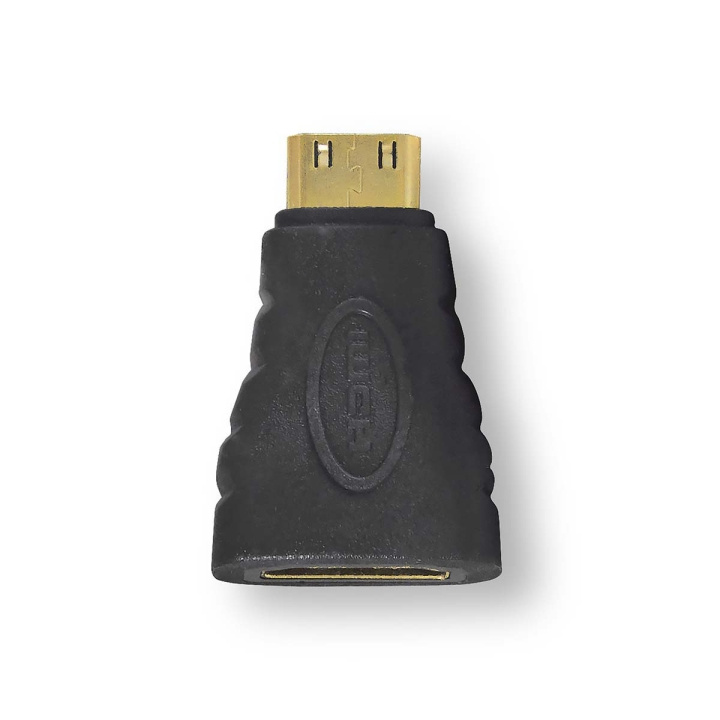 Nedis HDMI™ Adapter | HDMI™ Mini kontakt | HDMI™ Hona | Guldplaterad | Rak | ABS | Antracit | 1 st. | Låda i gruppen HEMELEKTRONIK / Kablar & Adaptrar / HDMI / Adaptrar hos TP E-commerce Nordic AB (C07029)