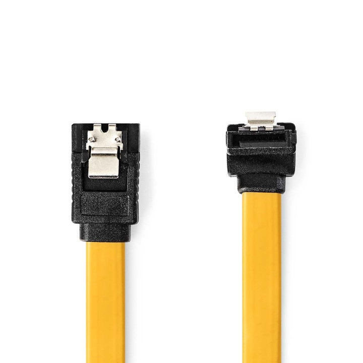 Nedis SATA kabel | 6 Gbps | SATA 7-Pin Hona | SATA 7-Pin Hona | Nickelplaterad | 0.50 m | Platt | PVC | Gul | Kuvert i gruppen DATORER & KRINGUTRUSTNING / Datorkablar / Interna / SATA hos TP E-commerce Nordic AB (C07058)