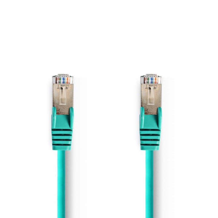 Cat 5e kabel | SF/UTP | RJ45 hane | RJ45 hane | 0.30 m | Rund | PVC | Grön | Plastpåse i gruppen DATORER & KRINGUTRUSTNING / Datorkablar / Nätverkskablar / Cat5e hos TP E-commerce Nordic AB (C07105)