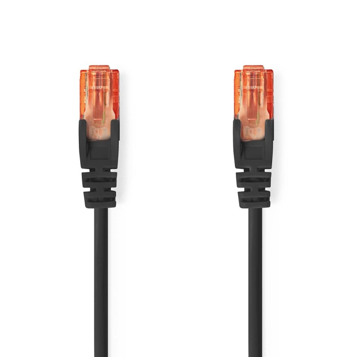 Cat 6 kabel | RJ45 hane | RJ45 hane | U/UTP | 2.00 m | Rund | PVC | Svart | Kuvert i gruppen DATORER & KRINGUTRUSTNING / Datorkablar / Nätverkskablar / Cat6 hos TP E-commerce Nordic AB (C07158)