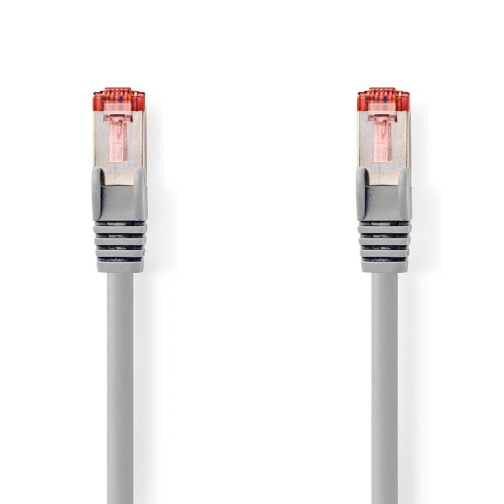 Cat 6 kabel | RJ45 hane | RJ45 hane | S/FTP | 0.15 m | Rund | LSZH | Grå | Plastpåse i gruppen DATORER & KRINGUTRUSTNING / Datorkablar / Nätverkskablar / Cat6 hos TP E-commerce Nordic AB (C07195)