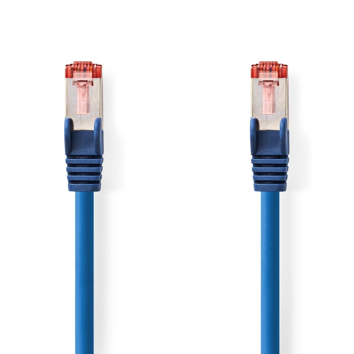 Cat 6 kabel | RJ45 hane | RJ45 hane | S/FTP | 0.15 m | Rund | LSZH | Blå | Plastpåse i gruppen DATORER & KRINGUTRUSTNING / Datorkablar / Nätverkskablar / Cat6 hos TP E-commerce Nordic AB (C07221)