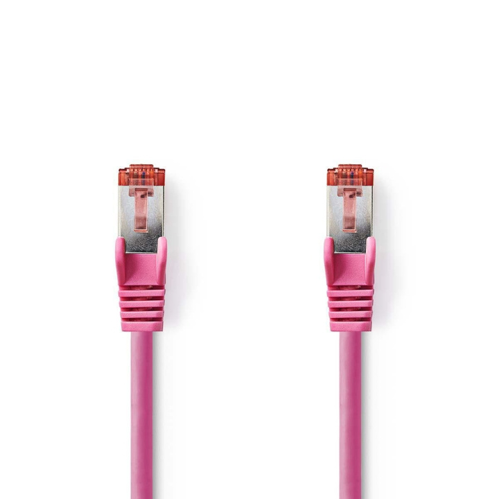 Nedis CAT6 Nätverkskabel | RJ45 hane | RJ45 hane | S/FTP | 10.0 m | Rund | LSZH | Rosa | Plastpåse i gruppen DATORER & KRINGUTRUSTNING / Datorkablar / Nätverkskablar / Cat6 hos TP E-commerce Nordic AB (C07253)