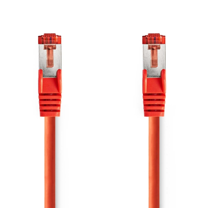 Nedis CAT6 Nätverkskabel | RJ45 hane | RJ45 hane | S/FTP | 1.50 m | Rund | LSZH | Röd | Kuvert i gruppen DATORER & KRINGUTRUSTNING / Datorkablar / Nätverkskablar / Cat6 hos TP E-commerce Nordic AB (C07266)