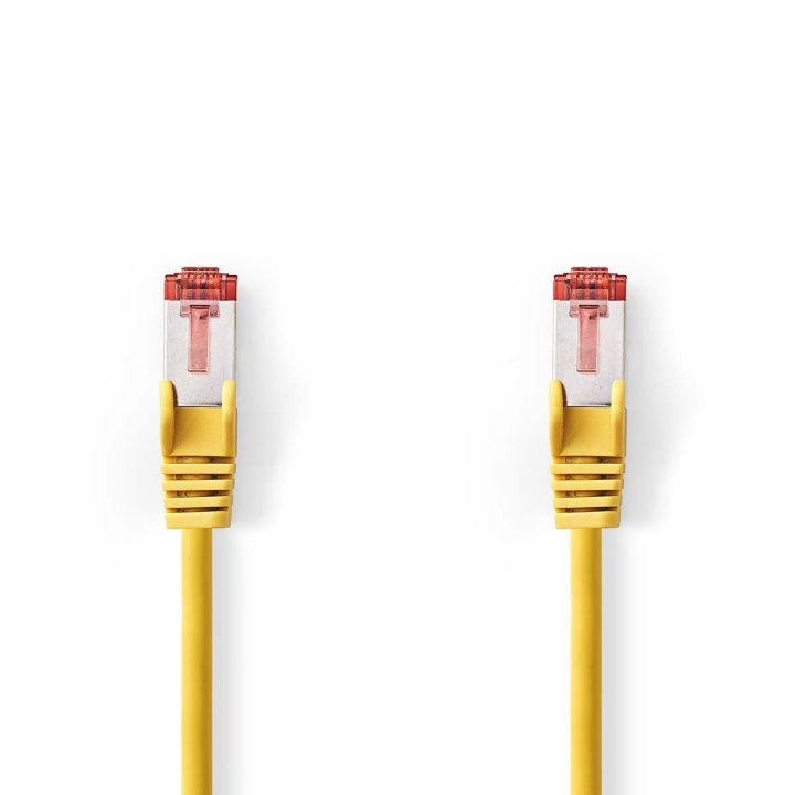 Cat 6 kabel | RJ45 hane | RJ45 hane | S/FTP | 0.15 m | Rund | LSZH | Gul | Plastpåse i gruppen DATORER & KRINGUTRUSTNING / Datorkablar / Nätverkskablar / Cat6 hos TP E-commerce Nordic AB (C07301)