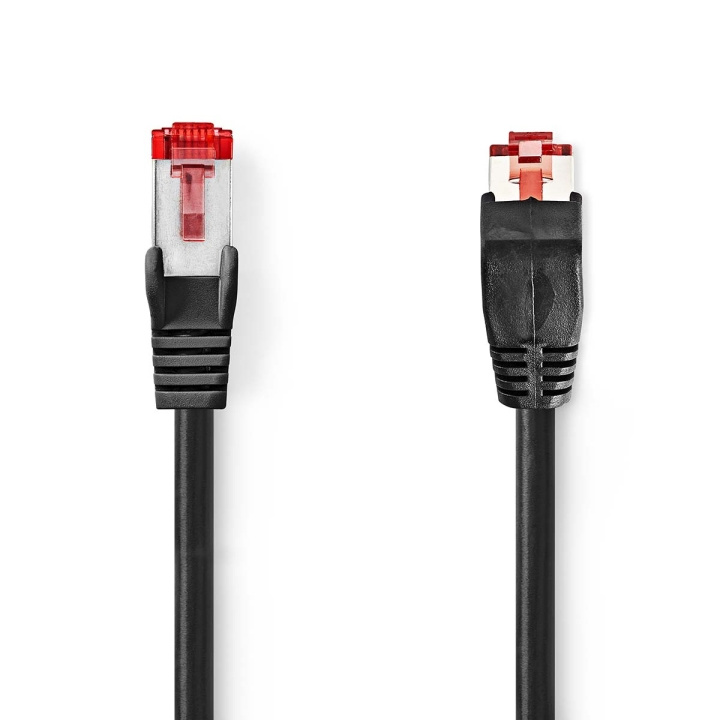 Nedis CAT6 Nätverkskabel | RJ45 hane | RJ45 hane | SF/UTP | 5.00 m | Rund | LSZH | Svart | Kuvert i gruppen DATORER & KRINGUTRUSTNING / Datorkablar / Nätverkskablar / Cat6 hos TP E-commerce Nordic AB (C07318)