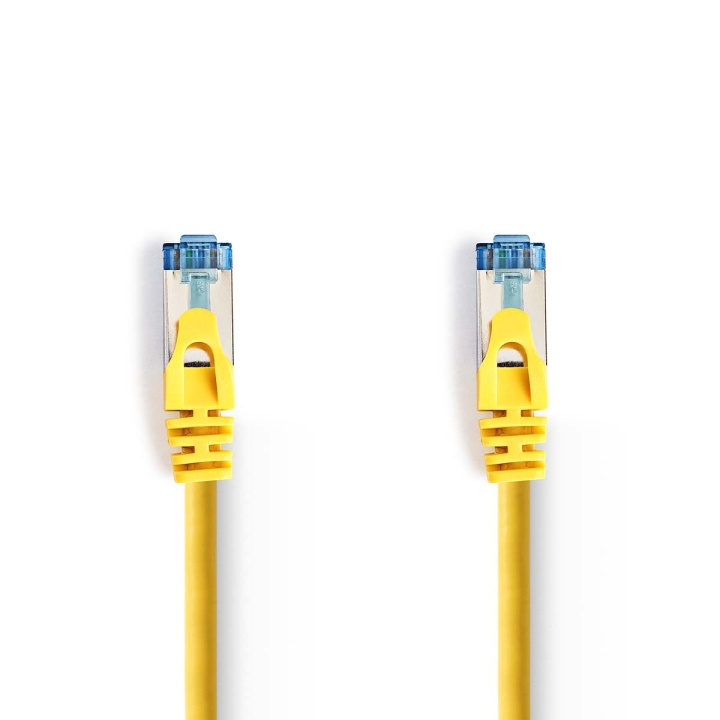 Cat 6a kabel | SF/UTP | RJ45 hane | RJ45 hane | 5.00 m | Snagless | Rund | PVC | Gul | Plastpåse i gruppen DATORER & KRINGUTRUSTNING / Datorkablar / Nätverkskablar / Cat6 hos TP E-commerce Nordic AB (C07320)