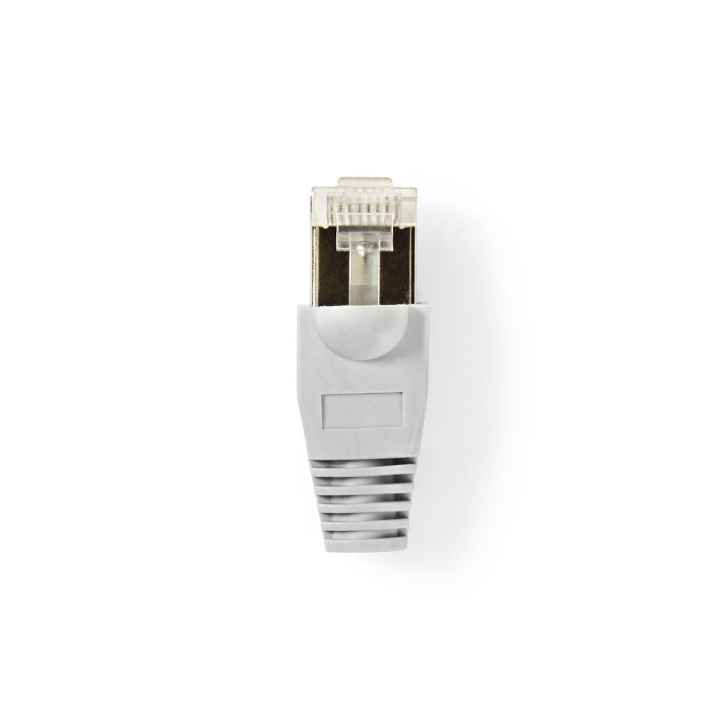 Nedis RJ45-kontakt | Hane | Solid FTP CAT5e | Rak | Guldplaterad | 10 st. | PVC | Grå / Transparent | Kuvert i gruppen DATORER & KRINGUTRUSTNING / Datorkablar / Nätverkskablar / Adaptrar & Skarvdon hos TP E-commerce Nordic AB (C07338)