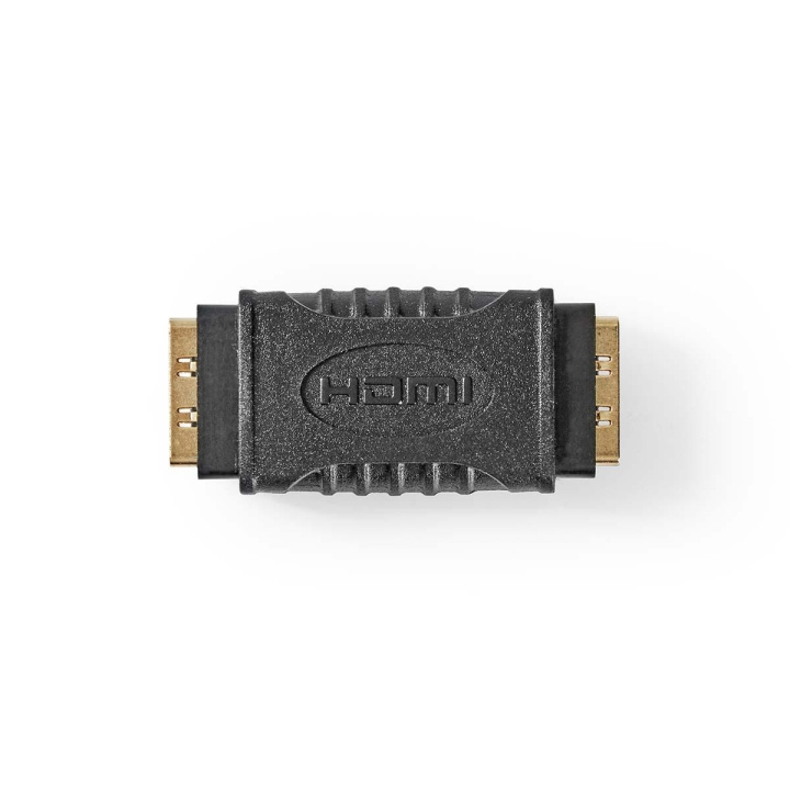 HDMI™ Adapter | HDMI™ Hona | HDMI™ Hona | Guldplaterad | Rak | ABS | Svart | 1 st. | Plastpåse i gruppen HEMELEKTRONIK / Kablar & Adaptrar / HDMI / Adaptrar hos TP E-commerce Nordic AB (C07378)