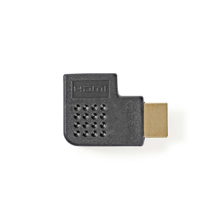 HDMI™ Adapter | HDMI™ Kontakt | HDMI™ Hona | Guldplaterad | Vinklat vänster | ABS | Svart | 1 st. | Kuvert i gruppen HEMELEKTRONIK / Kablar & Adaptrar / HDMI / Adaptrar hos TP E-commerce Nordic AB (C07381)