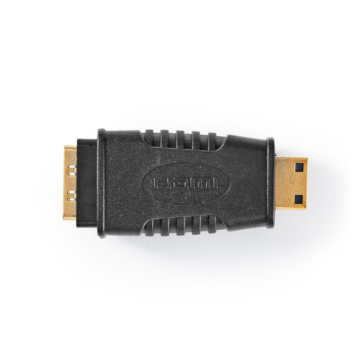 Nedis HDMI™ Adapter | HDMI™ Mini kontakt | HDMI™ Utgång | Guldplaterad | Rak | ABS | Svart | 1 st. | Plastpåse i gruppen HEMELEKTRONIK / Kablar & Adaptrar / HDMI / Adaptrar hos TP E-commerce Nordic AB (C07384)