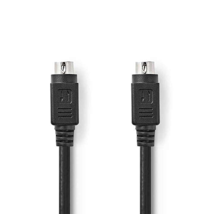 S-videokabel | S-Video Hane | S-Video Hane | Nickelplaterad | 480i | 5.00 m | Rund | PVC | Svart | Plastpåse i gruppen HEMELEKTRONIK / Ljud & Bild / TV & Tillbehör / Tillbehör hos TP E-commerce Nordic AB (C07418)