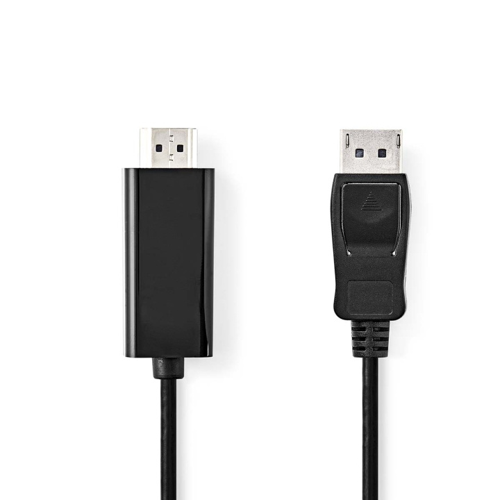 Nedis Displayport-kabel | DisplayPort Hane | HDMI™ Kontakt | 4K@30Hz | Nickelplaterad | 2.00 m | Rund | PVC | Svart | Låda i gruppen HEMELEKTRONIK / Kablar & Adaptrar / HDMI / Kablar hos TP E-commerce Nordic AB (C07431)