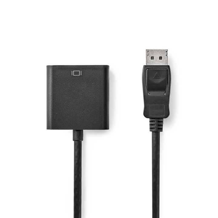 Nedis Displayport-adapter | DisplayPort Hane | DVI-D 24+1-Pin Hona | 1080p@60Hz | Nickelplaterad | Rak | 0.20 m | Rund | PVC | ABS | Svart | Låda i gruppen DATORER & KRINGUTRUSTNING / Datorkablar / DisplayPort / Adaptrar hos TP E-commerce Nordic AB (C07436)
