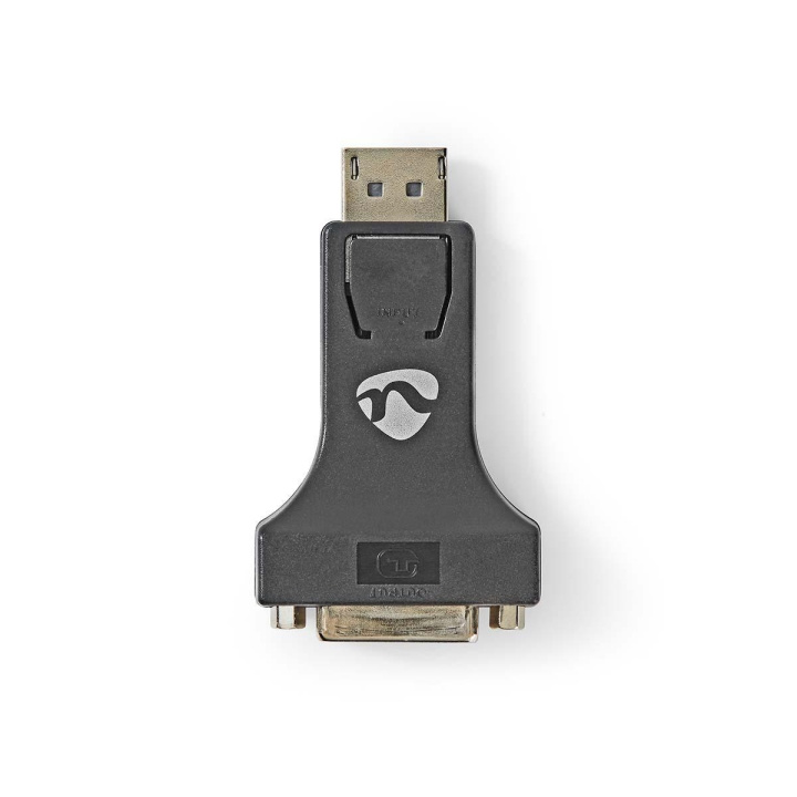 Nedis Displayport-adapter | DisplayPort Hane | DVI-I 24+5-Pin Hona | 1080p | Nickelplaterad | Rak | Rund | ABS | ABS | Svart | Blister i gruppen DATORER & KRINGUTRUSTNING / Datorkablar / DisplayPort / Adaptrar hos TP E-commerce Nordic AB (C07441)