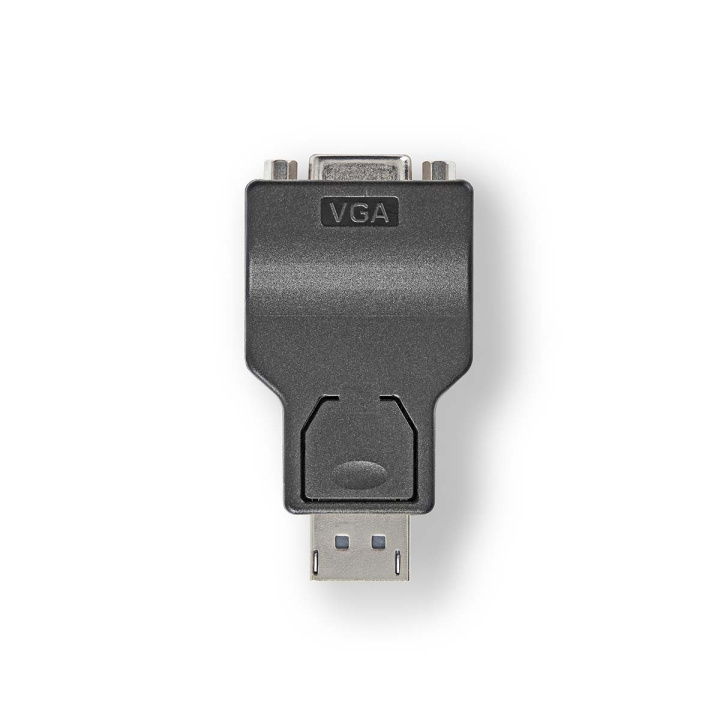 Nedis Displayport-adapter | DisplayPort Hane | VGA hona 15p | 1080p | Nickelplaterad | Rak | Rund | ABS | ABS | Svart | Låda i gruppen DATORER & KRINGUTRUSTNING / Datorkablar / DisplayPort / Adaptrar hos TP E-commerce Nordic AB (C07442)