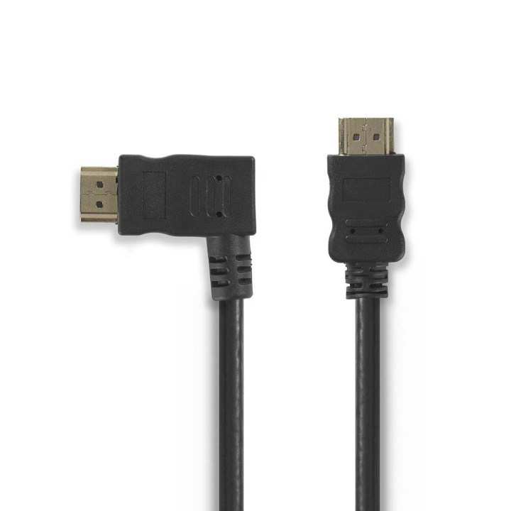 Nedis High Speed ​​HDMI ™ kabel med Ethernet | HDMI™ Kontakt | HDMI™ Kontakt | 4K@30Hz | 10.2 Gbps | 1.50 m | Rund | PVC | Svart | Blister i gruppen HEMELEKTRONIK / Kablar & Adaptrar / HDMI / Kablar hos TP E-commerce Nordic AB (C07472)