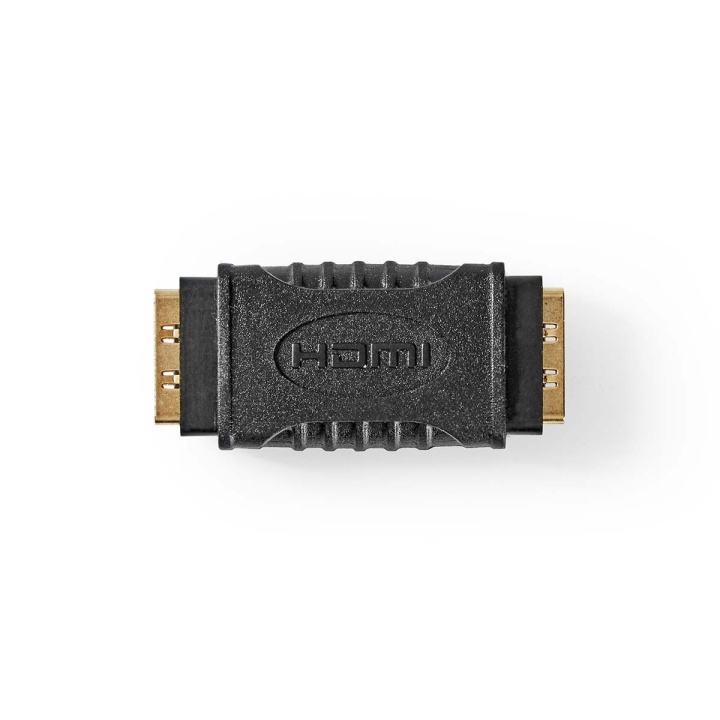 Nedis HDMI™ Adapter | HDMI™ Hona | HDMI™ Hona | Guldplaterad | Rak | ABS | Svart | 1 st. | Låda i gruppen HEMELEKTRONIK / Kablar & Adaptrar / HDMI / Adaptrar hos TP E-commerce Nordic AB (C07477)