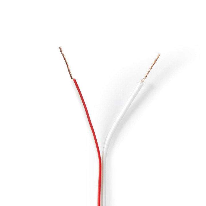 Nedis Högtalarkabel | 2 x 0.35 mm² | CCA | 100.0 m | Rund | PVC | Vit | Emballage i gruppen HEMELEKTRONIK / Ljud & Bild / Högtalare & Tillbehör / Tillbehör hos TP E-commerce Nordic AB (C07669)