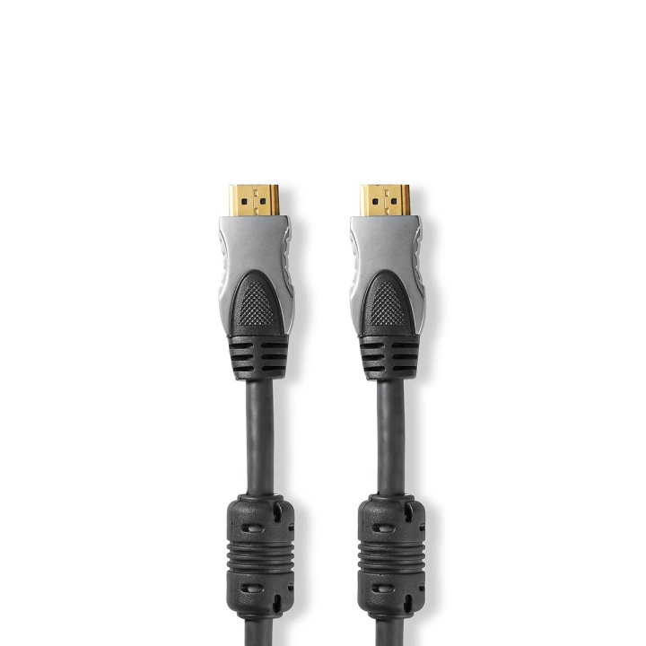 Nedis High Speed ​​HDMI ™ kabel med Ethernet | HDMI™ Kontakt | HDMI™ Kontakt | 4K@60Hz | 18 Gbps | 0.80 m | Rund | PVC | Antracit | Låda i gruppen HEMELEKTRONIK / Kablar & Adaptrar / HDMI / Kablar hos TP E-commerce Nordic AB (C07738)