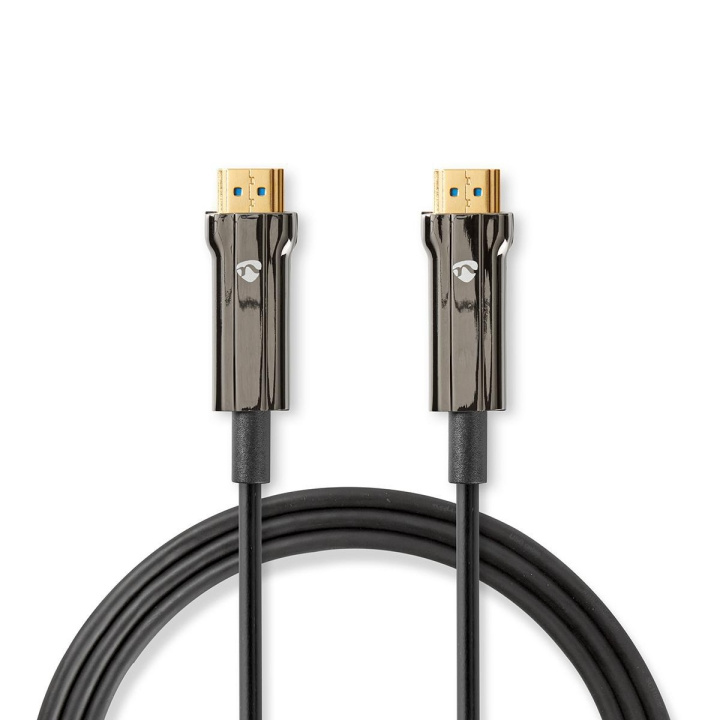 Nedis Aktiva Optiska Ultra High Speed ​​HDMI Kabel med Ethernet | HDMI™ Kontakt | HDMI™ Kontakt | 8K@60Hz | 48 Gbps | 10.0 m | Rund | PVC | Svart | Presentbox i gruppen HEMELEKTRONIK / Kablar & Adaptrar / HDMI / Kablar hos TP E-commerce Nordic AB (C07780)