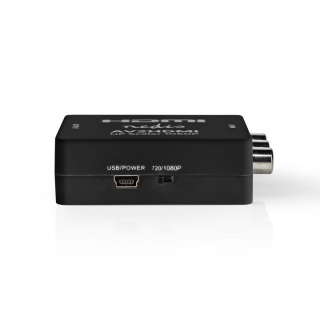 Nedis HDMI ™ Omvandlare | 3x RCA Female | HDMI™ utgång | Envägs | 1080p | 1.65 Gbps | ABS | Antracit