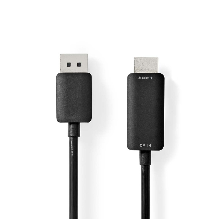Nedis Displayport-kabel | DisplayPort Hane | HDMI™ Kontakt | 4K@60Hz | Nickelplaterad | 2.00 m | Rund | PVC | Svart | Låda i gruppen HEMELEKTRONIK / Kablar & Adaptrar / HDMI / Kablar hos TP E-commerce Nordic AB (C07835)