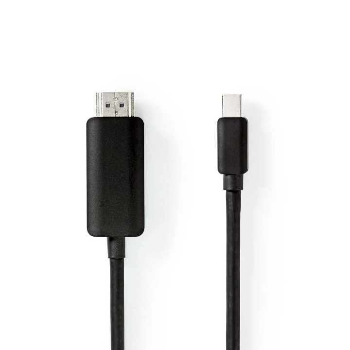 Nedis Mini Displayport-kabel | DisplayPort 1.4 | Mini DisplayPort Hane | HDMI™ Kontakt | 48 Gbps | Nickelplaterad | 2.00 m | Rund | PVC | Svart | Blister i gruppen DATORER & KRINGUTRUSTNING / Datorkablar / DisplayPort / Kablar hos TP E-commerce Nordic AB (C07836)