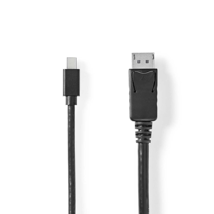 Nedis Mini Displayport-kabel | DisplayPort 1.4 | Mini DisplayPort Hane | DisplayPort Hane | 48 Gbps | Nickelplaterad | 2.00 m | Rund | PVC | Svart | Plastpåse i gruppen DATORER & KRINGUTRUSTNING / Datorkablar / DisplayPort / Kablar hos TP E-commerce Nordic AB (C07839)