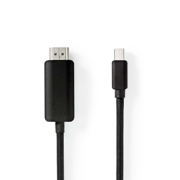 Nedis Mini Displayport-kabel | DisplayPort 1.4 | Mini DisplayPort Hane | HDMI™ Kontakt | 48 Gbps | Nickelplaterad | 2.00 m | Rund | PVC | Svart | Kuvert i gruppen DATORER & KRINGUTRUSTNING / Datorkablar / DisplayPort / Kablar hos TP E-commerce Nordic AB (C07841)