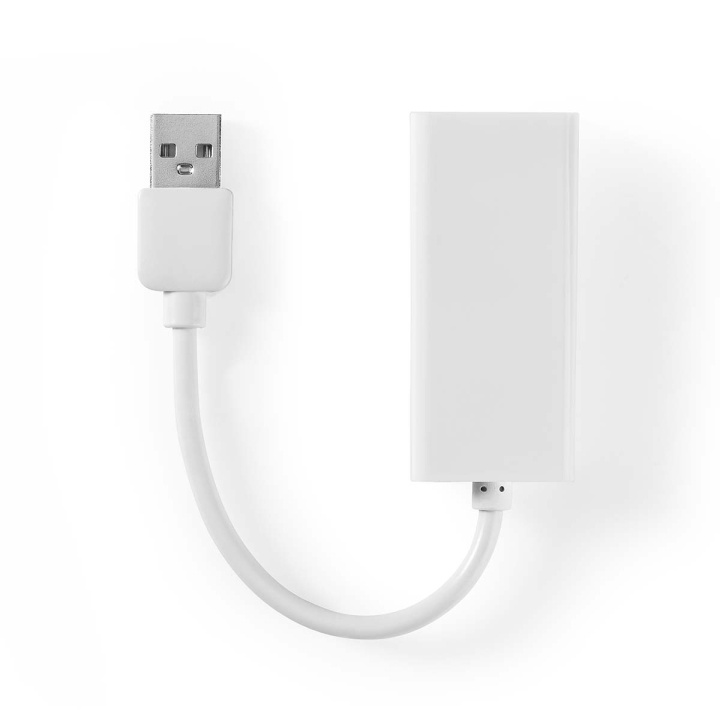 Nedis USB-nätverkskort | USB 2.0 | 100 Mbps | USB-A Hane | RJ45 Hona | 0.20 m | Rund | Guldplaterad / Nickelplaterad | Bar koppar | Vit | Låda i gruppen DATORER & KRINGUTRUSTNING / Nätverk / Nätverkskort / USB hos TP E-commerce Nordic AB (C07943)