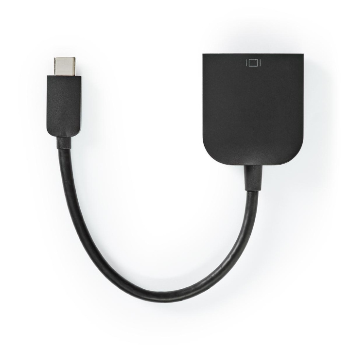 Nedis USB-C™ Adapter | USB 3.2 Gen 1 | USB-C™ Hane | VGA hona 15p | 1920x1200 | 5 Gbps | 0.20 m | Rund | Nickelplaterad | PVC | Svart | Plastpåse i gruppen DATORER & KRINGUTRUSTNING / Datorkablar / VGA / Adaptrar hos TP E-commerce Nordic AB (C07954)