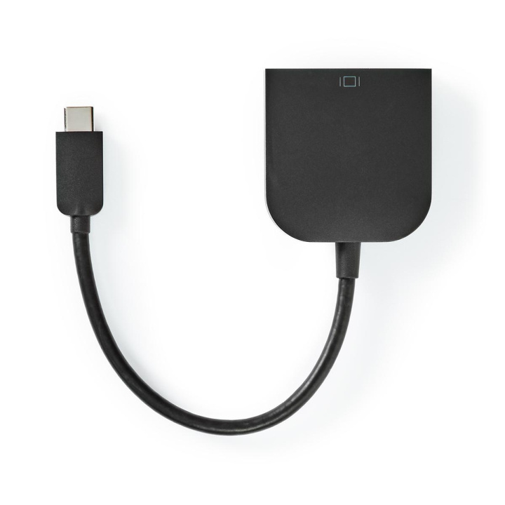 Nedis USB-C™ Adapter | USB 3.2 Gen 1 | USB-C™ Hane | DVI-D 24+1-Pin Hona | 1080p | 0.20 m | Rund | Nickelplaterad | PVC | Svart | Kuvert i gruppen DATORER & KRINGUTRUSTNING / Datorkablar / DVI / Adaptrar hos TP E-commerce Nordic AB (C07955)