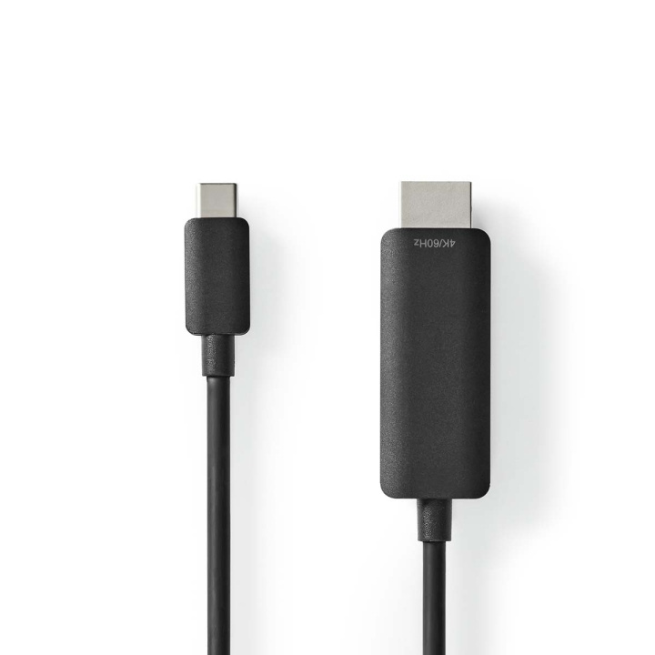 Nedis USB-C™ Adapter | USB 3.2 Gen 1 | USB-C™ Hane | HDMI™ Kontakt | 4K@60Hz | 2.00 m | Rund | Nickelplaterad | PVC | Svart | Plastpåse i gruppen HEMELEKTRONIK / Kablar & Adaptrar / HDMI / Adaptrar hos TP E-commerce Nordic AB (C07961)