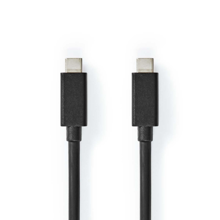 USB-kabel | USB 3.2 Gen 2x2 | USB-C™ Hane | USB-C™ Hane | 4K@60Hz | 20 Gbps | Nickelplaterad | 2.00 m | Rund | PVC | Svart | Kuvert i gruppen DATORER & KRINGUTRUSTNING / Datorkablar / USB-kablar / USB-C hos TP E-commerce Nordic AB (C07981)