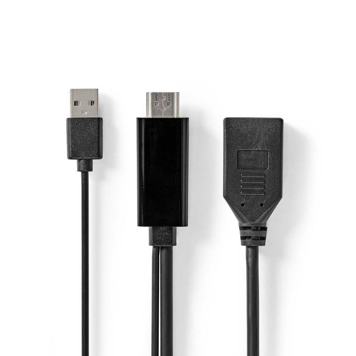 Nedis HDMI™ Adapter | HDMI™ Kontakt | DisplayPort Hane | Nickelplaterad | Rak | PVC | Svart | 1 st. | Kuvert i gruppen HEMELEKTRONIK / Kablar & Adaptrar / HDMI / Adaptrar hos TP E-commerce Nordic AB (C07999)