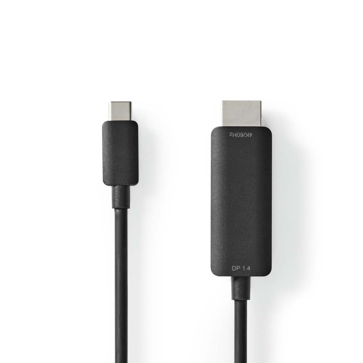Nedis USB-C™ Adapter | USB 3.2 Gen 1 | USB-C™ Hane | HDMI™ Kontakt | 4K@60Hz | 2.00 m | Rund | Nickelplaterad | PVC | Svart | Låda i gruppen HEMELEKTRONIK / Kablar & Adaptrar / HDMI / Adaptrar hos TP E-commerce Nordic AB (C08032)