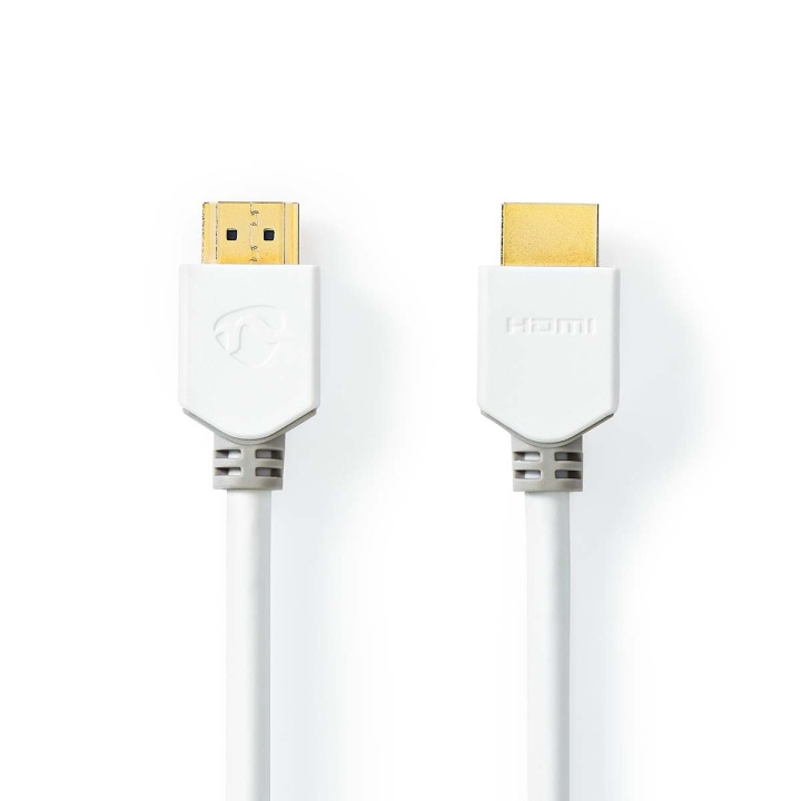 Nedis High Speed ​​HDMI ™ kabel med Ethernet | HDMI™ Kontakt | HDMI™ Kontakt | 4K@60Hz | ARC | 18 Gbps | 1.50 m | Rund | PVC | Vit | Låda i gruppen HEMELEKTRONIK / Kablar & Adaptrar / HDMI / Kablar hos TP E-commerce Nordic AB (C08034)