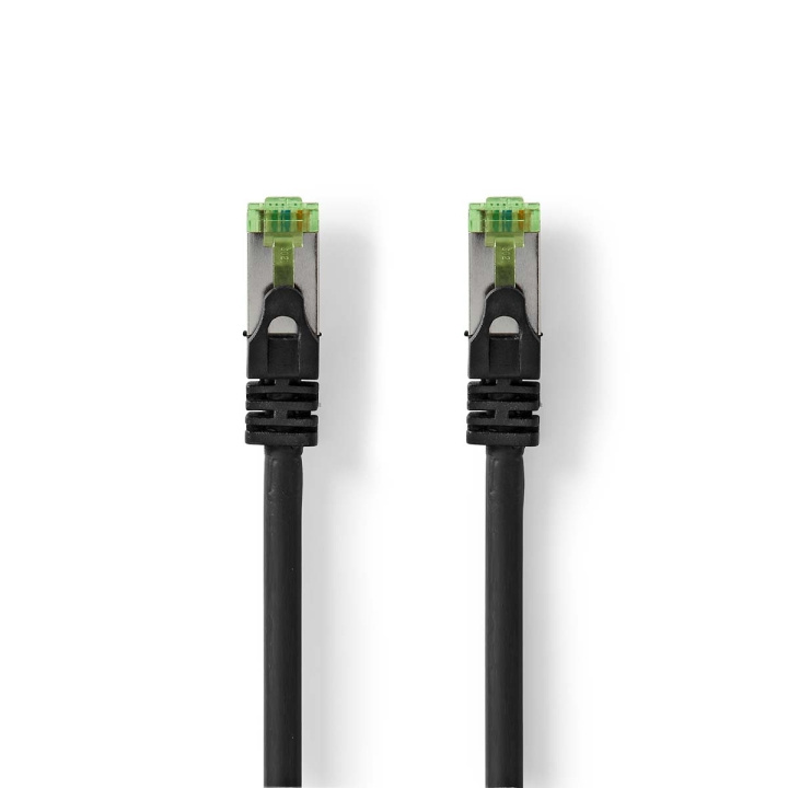 Cat 7 kabel | PiMF | RJ45 hane | RJ45 hane | 0.50 m | Snagless | Rund | LSZH | Svart | Plastpåse i gruppen DATORER & KRINGUTRUSTNING / Datorkablar / Nätverkskablar / Cat7 hos TP E-commerce Nordic AB (C08050)