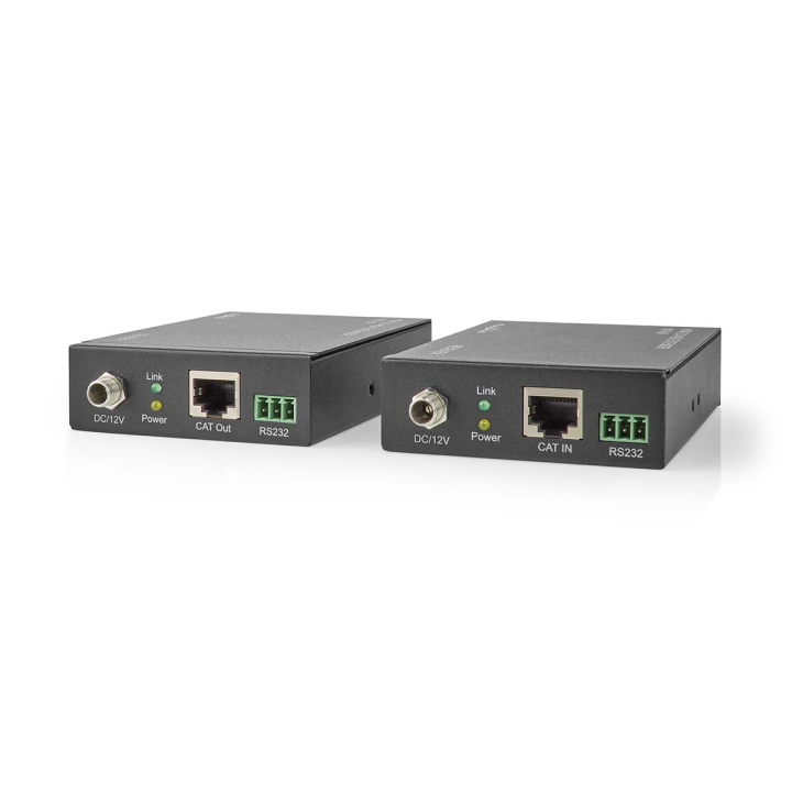 Nedis HDMI ™ Extender | Över Cat6 | Upp till 60.0 m | 4K@60Hz | 18 Gbps | Metall | Antracit i gruppen HEMELEKTRONIK / Kablar & Adaptrar / HDMI / Adaptrar hos TP E-commerce Nordic AB (C08070)